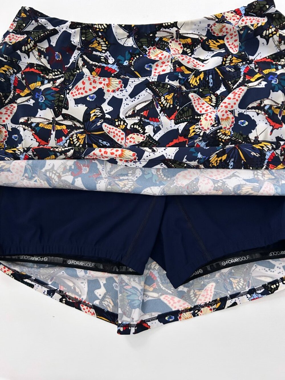 Foray Golf Butterfly Print Skort Size M Athletic Tennis Golfcore Activewear - Picture 8 of 10